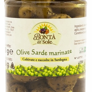 bontà del sole olive sarde marinate 280 gr