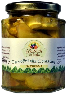 bonta del sole carciofini alla contadina 280 gr