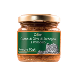 pomatè di olive verdi e pomodoro secco 90gr