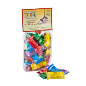 torronificio tore torroncini ricoperti cioccolato gusti misti 250 gr