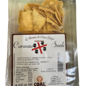 coal tesori di sardegna carasau snack 180 g